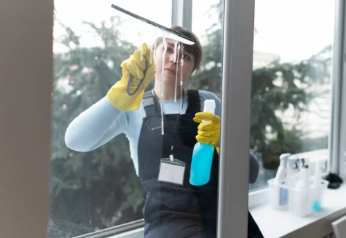 Nettoyage de vitres intérieures et extérieures à Priziac
